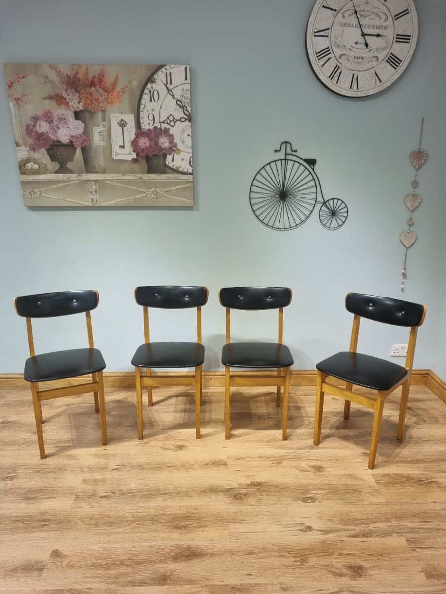 Mid Century Retro Circles Dining Chair Mid-Century Italian Rattan