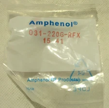 NEW AMPHENOL 031-220G-RFX BULKHEAD ADAPTER