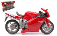 New Ray 1/12 Motorrad Ducati 998 S Rot Modellbau Statisches Modell Diecast