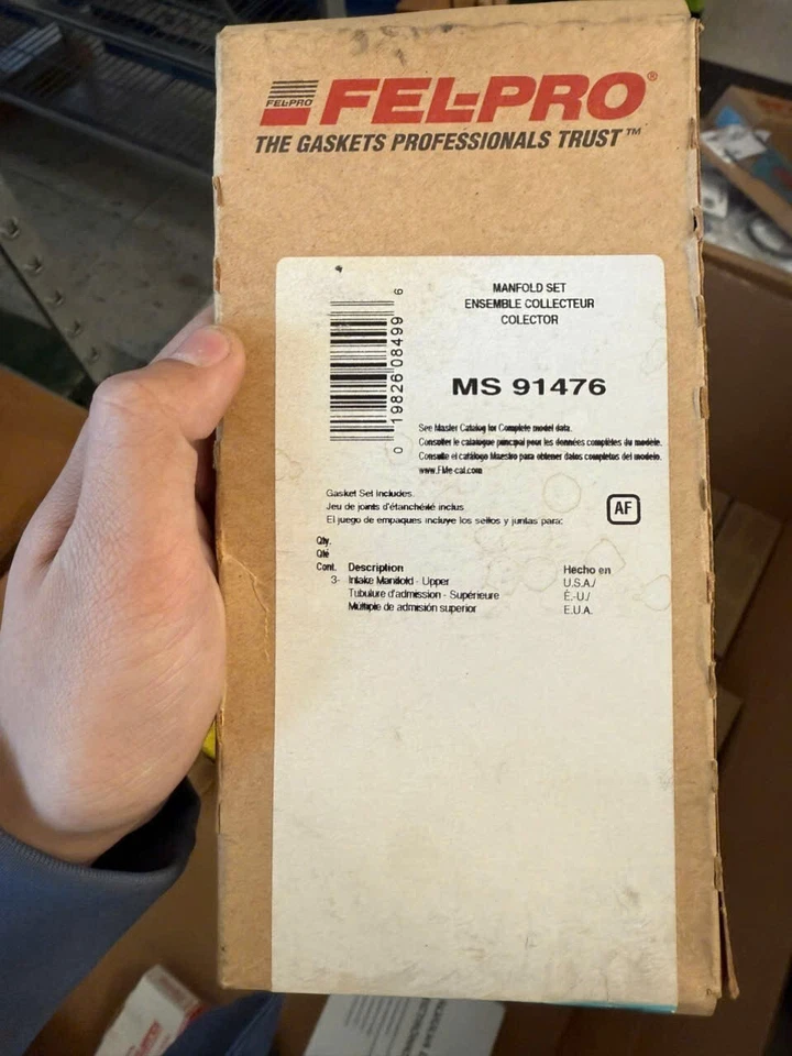 Junta plenum de admisión Felpro MS91476 para Dodge Charger Chrysler 300 Avenger 08-10 Foto 2 de 2