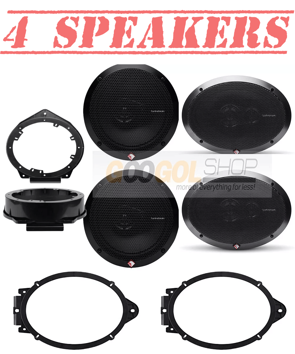 Rockford Fosgate 6x9 Front Rear Replacement Speaker for
