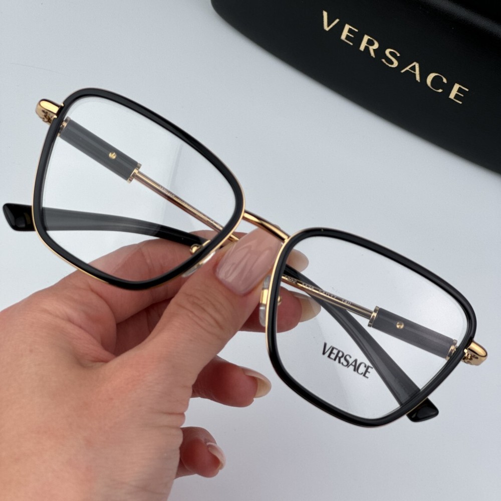 NEW Versace VE1292 1438 Black Cat Eye Unisex Eyeglasses VE 1292