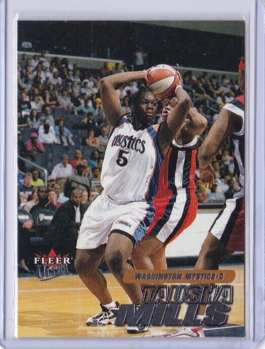 2001 Fleer Ultra WNBA #11 TAUSHA MILLS WASHINGTON MYSTICS