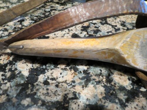 Antique Wooden Strap On Ice Skates Mountaineering Climbing Fishing Hunting Boots - Picture 4 of 9