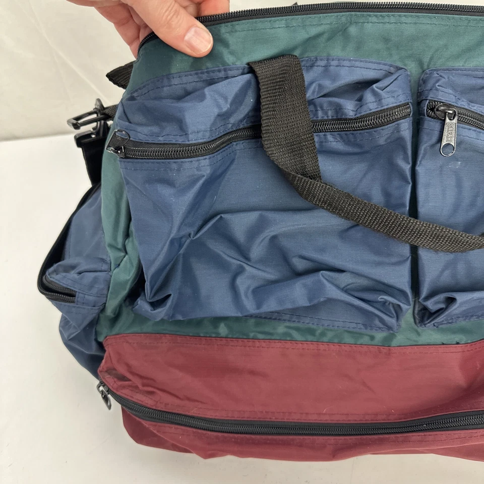 Винтажная спортивная сумка-тоут Le Club Express дорожная сумка 18x10x9 - Изображение 2 из 4