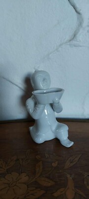 WUNDERSCHÖNE HEREND FIGUR - CHINESE MIT SCHALLE WEIß