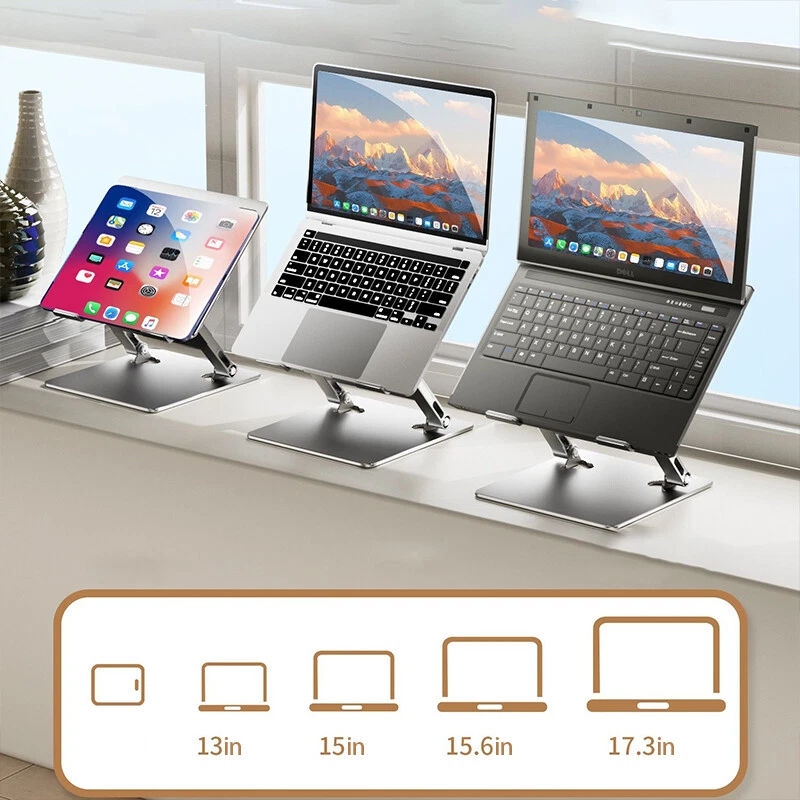 Adjustable Laptop Stand for Desk with Rotating Bracket iPad Holder Office Support