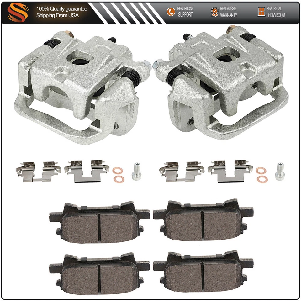 Pinzas de freno traseras con pastillas de cerámica para Toyota Highlander Lexus RX330 2004-2006 Foto 4 de 4