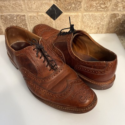 $450 Allen Edmonds McTavish Tan Brown Leather Brogue Oxford Dress Shoes 11 Allen Edmonds Mctavish | eBay main image 4