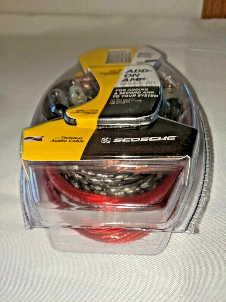 Kit de cableado amplificador adicional Scorsche para amplificadores de 2 canales 1200-1600 vatios Foto 3 de 4