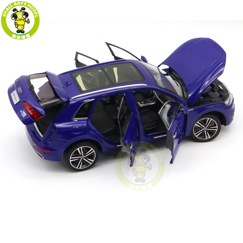 1/18 Audi Q5 Q5L 2018 Blue Diecast Model Toy Car Gifts For Friends
