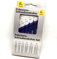 ➡️ 6-Teiliges Uhrmacher Schraubendreher Set (Feinmechaniker Werkzeugsatz)