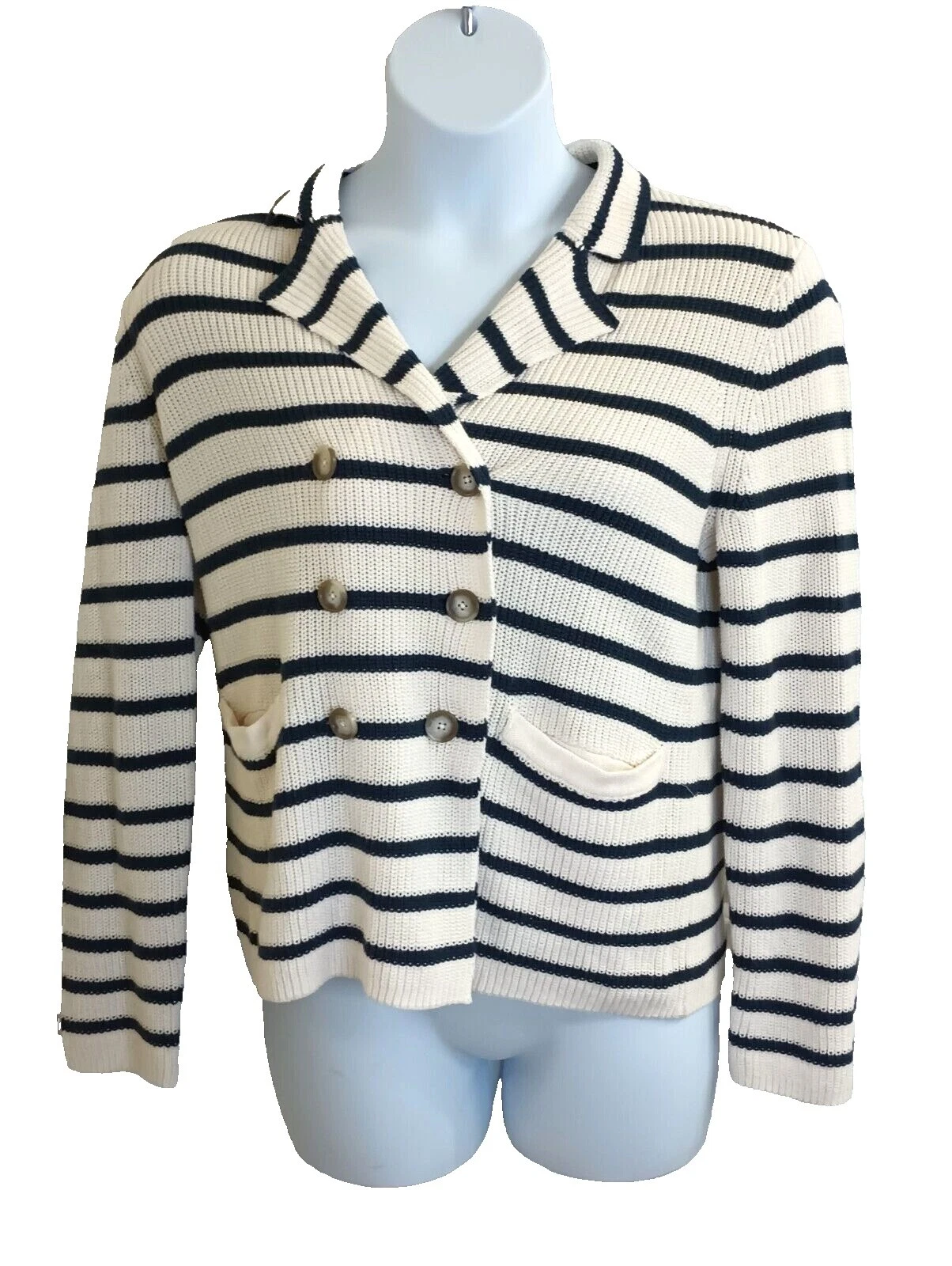 Suéteres para mujer Ann Taylor cárdigan a rayas