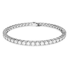 Swarovski Matrix Tennis Bracelet, Round Cut W...