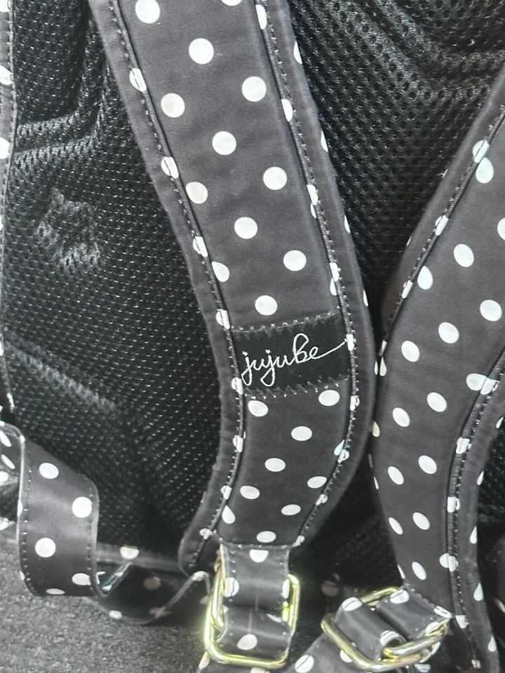 USADA JuJuBe Legacy Collection Be Right Back BRB Bolsa de Pañales Mochila Lunares Foto 4 de 4