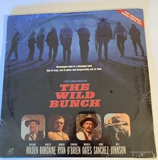 The Wild Bunch Laserdisc, 1995 - 1969 Film - Widescreen - Director's Cut - NEW