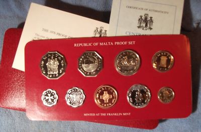 マルタ共和国 1976年 セット 1976 Malta Proof Set, Original Packaging | eBay