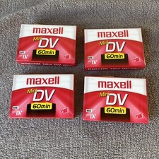 Maxell DV-60 Mini DV Cassette lot of 4 Sealed New