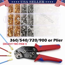 900/360PCS Quick Splice Male and Female Wire Spade Connector Crimp Terminals Kit