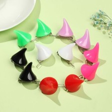 Gothic Hair Accessories OX Horn Hairpins Small Demon Costume Pin Hair Clips