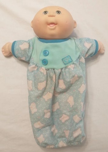1991 Hasbro Cabbage Patch Kids Doll Baby Boy CPK Bunny Nightgown Bald Clean EUC