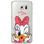 Galaxy S6 edge Schutz Hülle Handy Cover Case Tasche Slim Bumper Motiv Daisy Duck