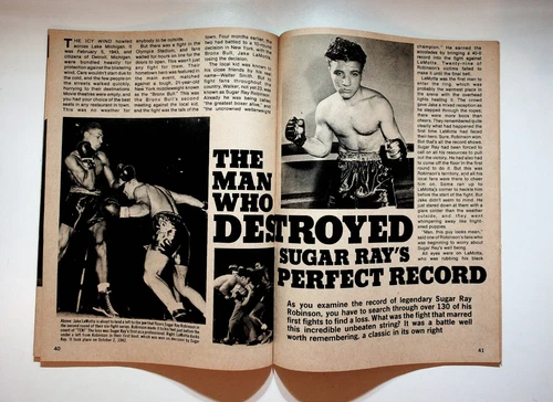 1982 February International Boxing Magazine Sugar Ray Leonard Duran Benitez Sims - 画像5/7