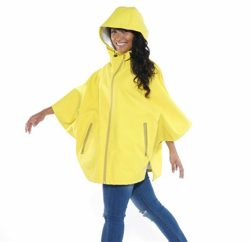 PONCHO CONVERSE GOMA COLA DE PEZ 10001112 AMARILLO MUJER TALLA XS Foto 4 de 4