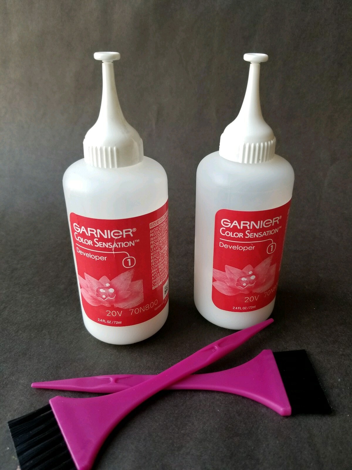 2 Bottles Of Garnier Color Sensation Developer Only #1 20V70N800