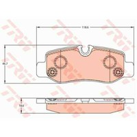 TRW BremsbeläGe GDB2102 BremsklöTze FüR Mercedes-Benz V-Klasse W447