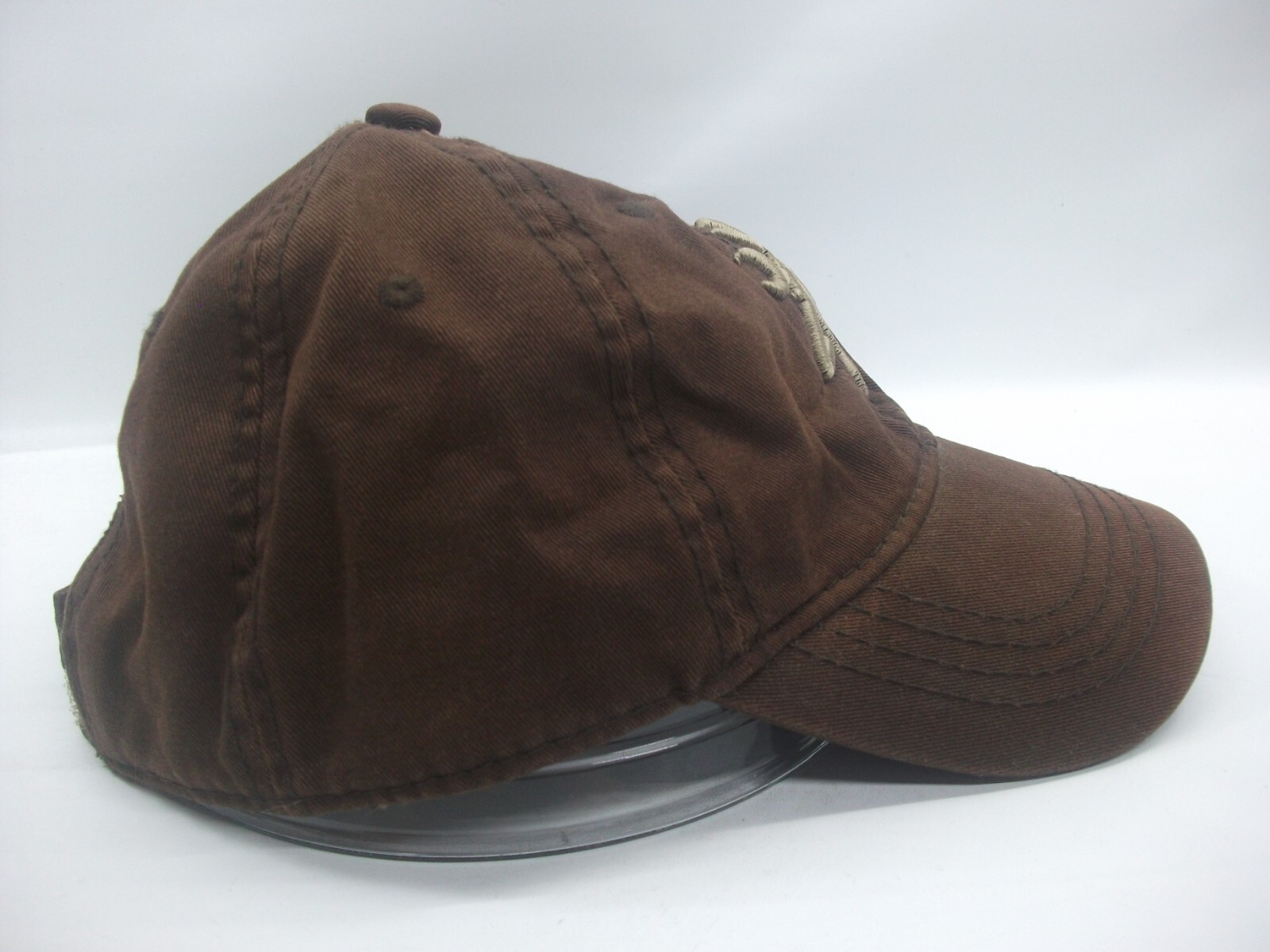 Browning Hat Brown Hook Loop Baseball Cap - image 6