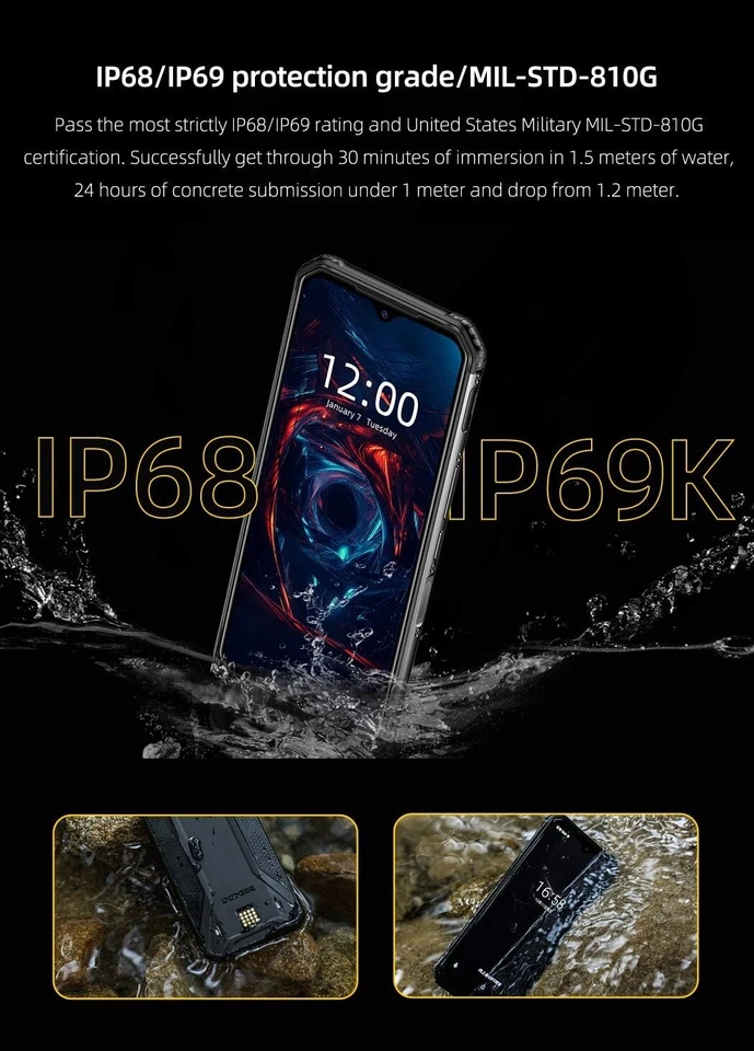 DOOGEE S95  Smartphone Rugged Modulare, HELIO P90 Octa-Core 6GB RAM 128G - Immagine 2 di 4