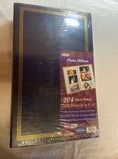 Pioneer Photo Album 204 Slip-in Pocket Holds up to 4" x 6" Photos NIP Navy Blue
