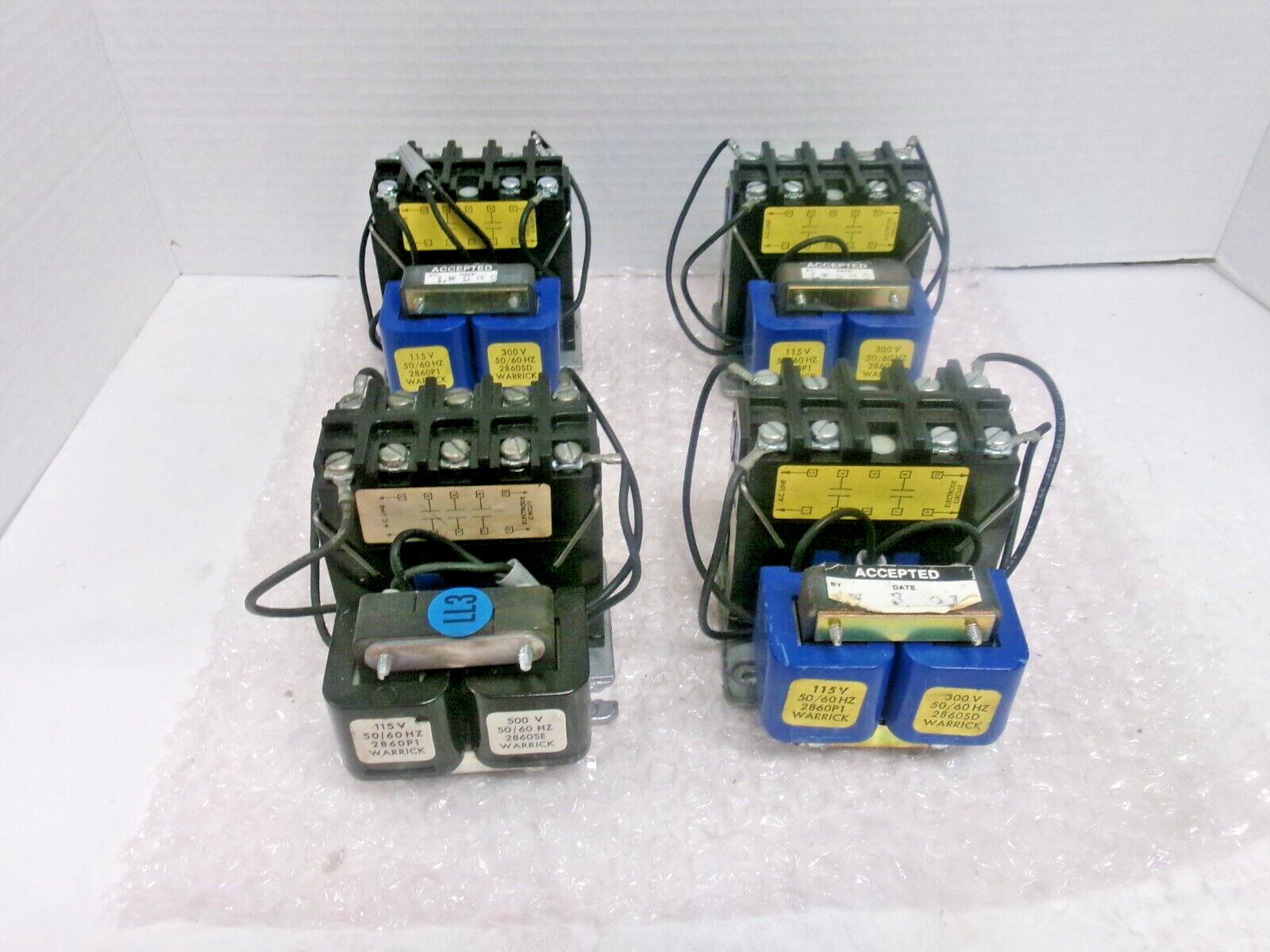 (1) New Warrick Controls Gems 1F1E0 115/500V Control Relay