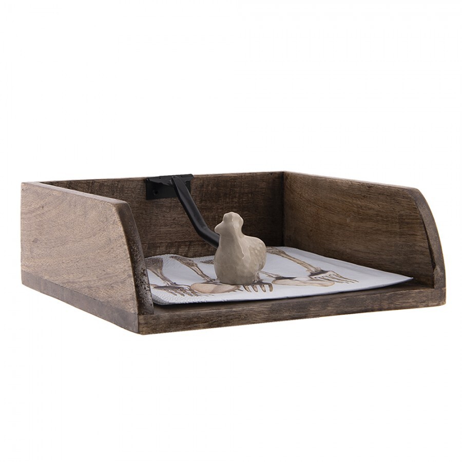 Serviettenhalter Aus Galvanisiertem Eisen – Dekorativer Tischorganizer Für Esszimmer, Hotel & Picknick