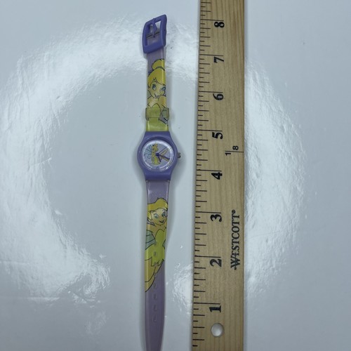 E Disney Time Works Tinker Belle Japan WR30M lila Mädchen Edelstahl ungetestet - Bild 2 von 6
