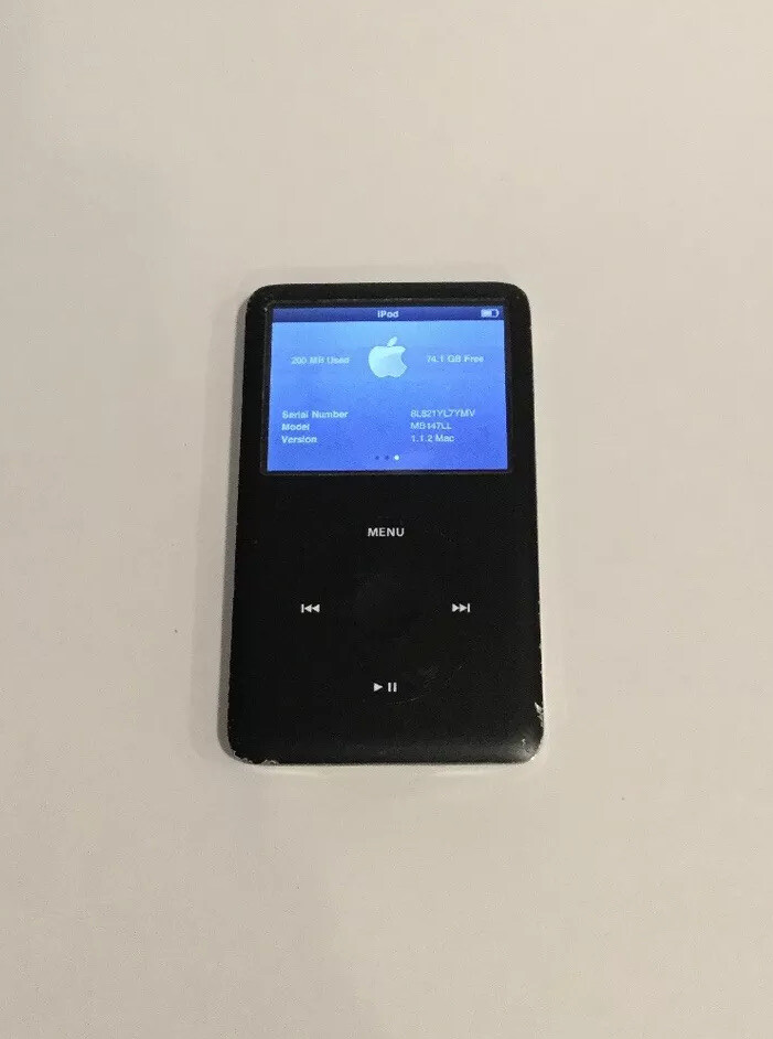 Apple iPod classic 6th Generation Black (80 GB) Fair Apple iPod classic 6th Generation Black (80 GB) Fair