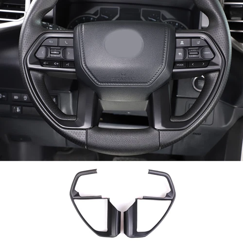 ABS Matte Black Full Interior Dash Trim Cover Set Fits Toyota Tundra 2022-2025 - Picture 52 of 85