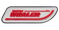 Boston Whaler Metal Sign, Custom Shaped w/ Embossed 'Neon' Logo BOS-61008