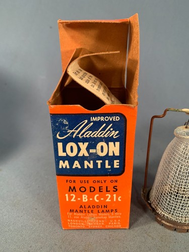 Aladdin Oil Lamp Model B Aladdin Lox-on Mantle New Old Stock - Picture 3 of 3