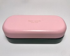 KATE SPADE NEW YORK Hello Sunshine Sunglass/Eyeglass Hard Case Pink/Green