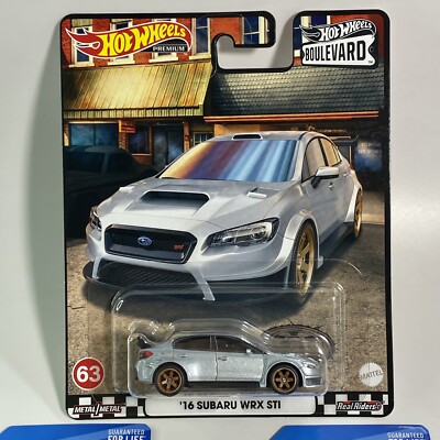 2022 Hot Wheels Premium Boulevard #63 '16 Subaru WRX STi 1:64