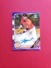 2019 Bowman Draft Chrome Pick Purple Refractor /250 Logan Wyatt #CDA-LW Auto