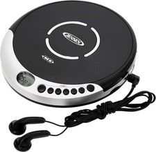 Jensen CD Portable Personal CD Player w/ 60 Seconds Anti-Skip Protection, FM Rad