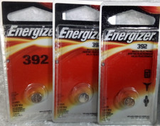 New Energizer Watch/Electronic 1.55V Silver Oxide Battery  392 Lot of 3