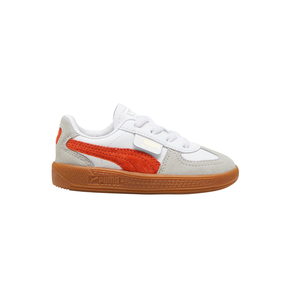 Белые кроссовки для маленьких мальчиков на шнуровке из кожи Puma Palermo, повседневная обувь 39727705