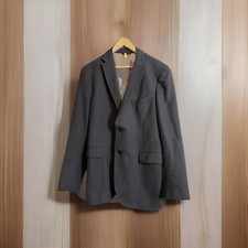 Gray Blazer Banana Republic 44R Men's Tailored Fit Wool Peak Lapel Sport Coat