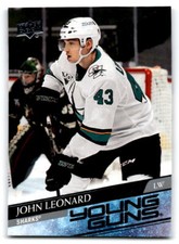 2020 Upper Deck  # 474 John Leonard  Rookie