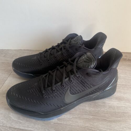 Nike Kobe AD Black Mamba Triple Black Shoes Sneakers 852425-064 Men's Size 10