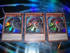 3x Thunder Dragondark 1st Edition Ultra Rare RA03-EN018 Yu-Gi-Oh!